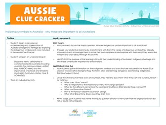 Aussie Clue Cracker - Indigenous Symbols
