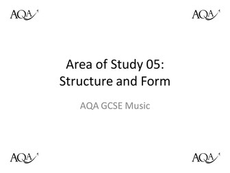 AQA Area of Study 05 Structure and Form