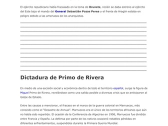 Spanish - A2 Notebook translation