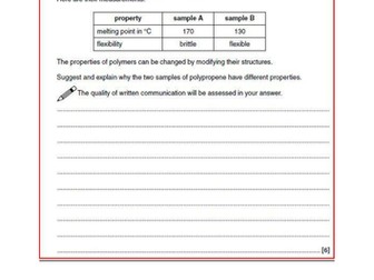 C2 21st C 6 mark exam practice