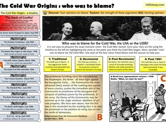 Who was to blame for the Cold War ? Investigation