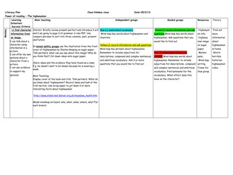 Highwayman  narrative poetry week 1
