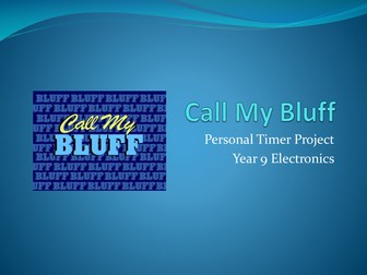 electronics: call my bluff