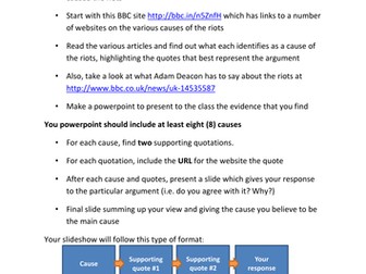 EPQ level 2 - Pilot Project - lesson one