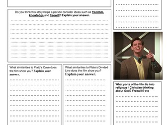 Project Plato's Cave / Truman Show KS3/4