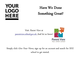 Parent View business card for parents