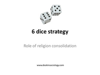 6 Dice Technique - Developing 'Application' Skills