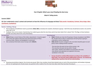 Exploring the Short Story: Week 4