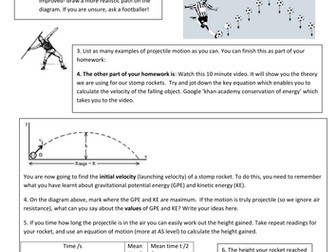 Energy Conservation and Projectile Motion