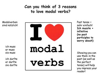 KS4 German: Work experience modal verbs