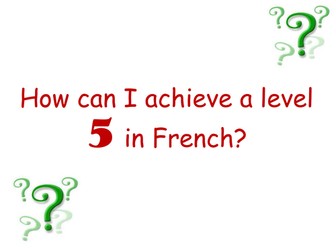 Intro to Perfect Tense ER: KS3 French lesson