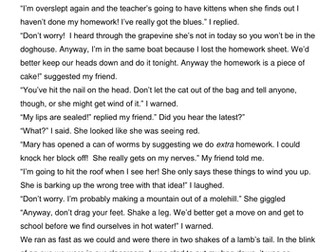 Idioms - KS2 English language activity