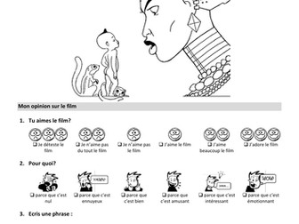 Year 7 French Film Project - Kirikou