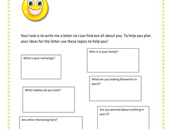 New class letter writing