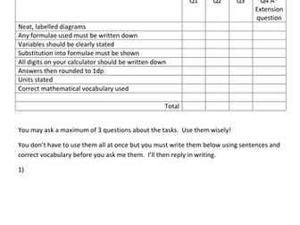 Ice Cream Investigation - A/A* cones and spheres