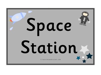 Space Role Play Signs