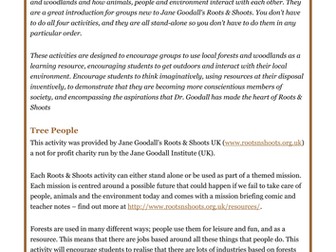 Forest Activity - Tree People