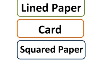 General Classroom Labels