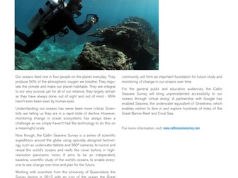 Coral Ocean Ecosystems: Google Earth