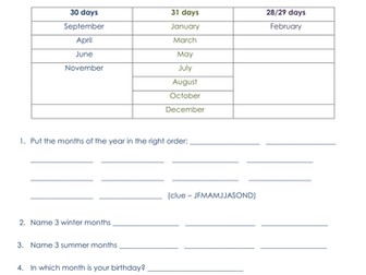 30 Days Hath September