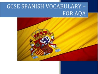 AQA GCSE Spanish Vocabulary Booklet