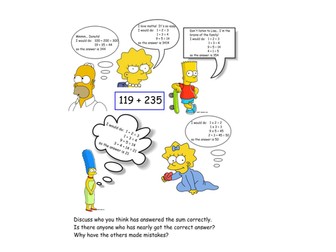 Character Maths Discussion Activities