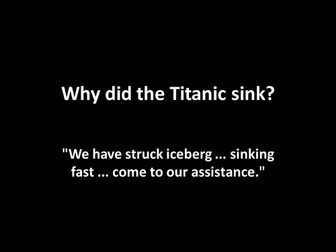 Titanic ppt Who Was to Blame reasons / photos