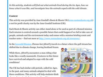 Animals of the Ice Age