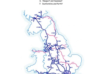 Geography of the UK- Types of transport