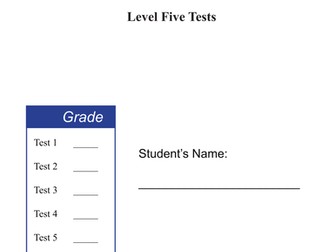 Level Five - Tests & Answers