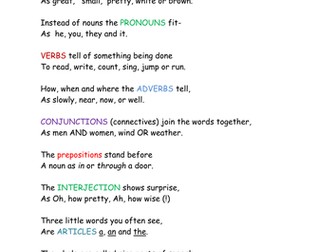 The Rules of Grammar poem