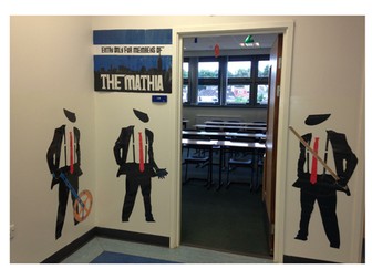 Maths Class Door Displays (Mathia and Maths Zone)