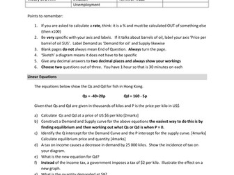 IB Economics Paper 3 Revision Booklet
