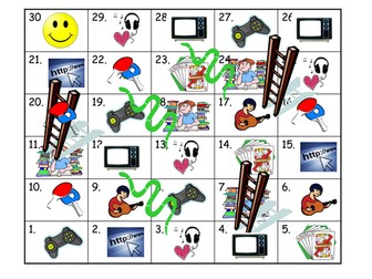 Snakes and ladders Passatempi board