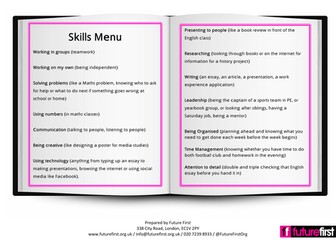 Future First - Skills Menu