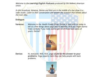 Intermediate English Language: Yoga