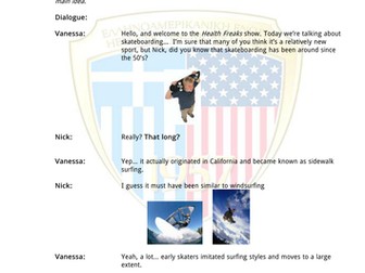 Intermediate English Language: Skateboarding