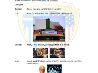 Upper Intermediate English Language: Movies