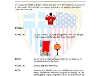 Advanced English Language: Football