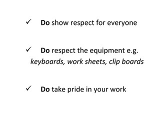 4 simple rules; class contract