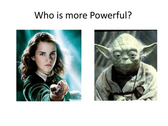 Work and Power: Hermione vs Yoda