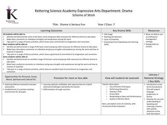 Drama is Serious Fun; developing drama skills