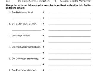 Adjective endings in the accusative case - German