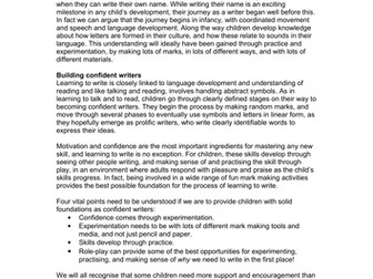 Mark making and movement: using ‘Write Dance’