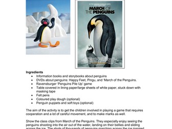 Penguins: Developing fine motor skills