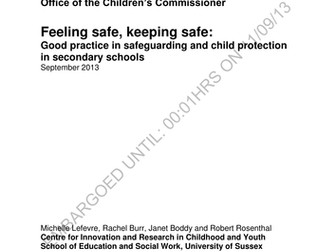 Feeling Safe, Keeping Safe - Report