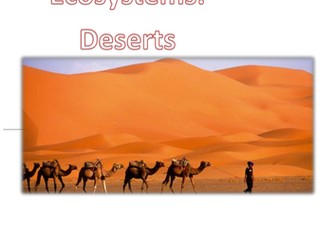 Ecosystems Worksheet Pack - Deserts