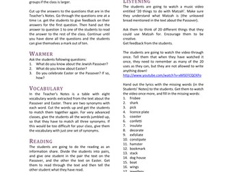 ESL Listening Lesson - Easter