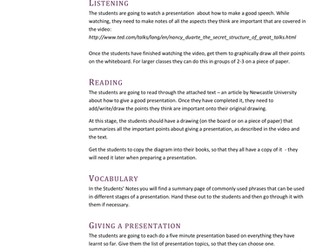 Business English Lesson - Presentation