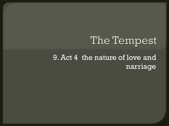 The Tempest IGCSE Literature
